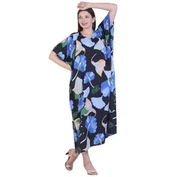 shekaf Kaftan Dress for Women - Moomoo/Mumu Boho Caftan Beach Swimsuit Bathing Swimwear Cover ups Maxi moo moo House Lounge wear Valentines Gift image 2