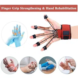STEFFER Gripster Hand Grip (Hand Exercise Equipment) works as a Grip Strengthener | Veins Grip Exercise Tool For Finger Grip & Forearm Exercise, Pack of 1 Multicolour image 5