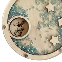 MERISHOPP®2xMontessori Busy Board DIY Material Basic Skill for Boys Children Age 2 3 4 5 image 3