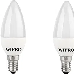 wipro 3W E14 LED Yellow Bulb, Pack of 2 (Garnet) image 1