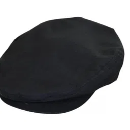 atabz Stylish Fancy Flat caps for Boys and Girls French British Head wear Hats Black image 3