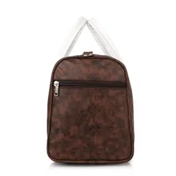 half moon 35L Travel Duffle | Stylish & Spacious Weekender Premium Vegan Leather Duffle Bag for Travel for Men and Women | Holiday Cabin Bag with Detachable Shoulder Strap image 3