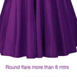 janak 'n' masaaya Silk Fabric ghera Kali Skirt 560 image 3