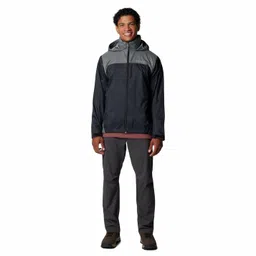 columbia Men's Glennaker Lake II Water Resistant Jacket, Navy Blue, 2XL image 4