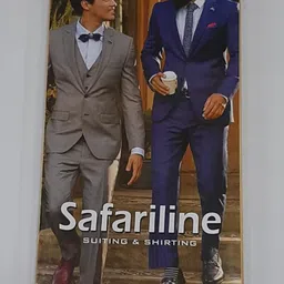 mamraj Men's Poly Cotton Unstitched 2.8 m Safari Suit Fabric (Free size) Perfect for Gift Packing, Wedding/Festive Collection image 2