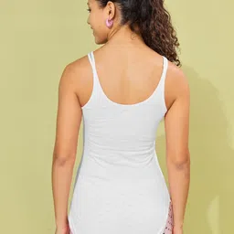 dollar DollarWomen's Solid Slim Fit Cami Shirt image 3