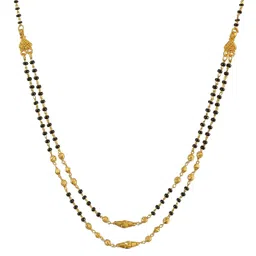 ramdev art Black Alloy Copper Mangalsutra for Women image 1