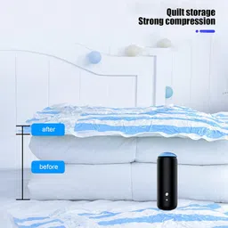 3nh 3NH® Vacuum Pump, Durable Clothes Storage Electric Inflator Pump High Vacuum for Home Cloth for Home Supplies(Transl) image 4