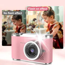 DIVINE Pink Kids Digital Camera with 2.4-Inch Screen 180° Flip Lens Video Recorder Durable Design for Boys & Girls (DDC-21) image 5