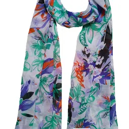 fusfus Women's Printed Scarf and Stoles, (Multicolor, FS10129) - Pack of 6 image 3