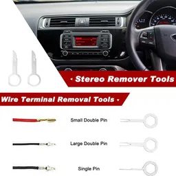 GSK Cut® 19PCS Auto Trim Removal Tool Kit, Pry Tool Set, Car Panel Tool Stereo Removal, Auto Clip Pliers Fastener with Storage Bag image 5