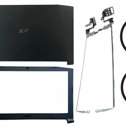 Green Lap - Fresh Energy® Compatible LCD Back Cover for Acer Nitro 5 AN515-51/41/42/43/50 (15.6") – Black | Front Bezel + Hinges Included | Durable Replacement AB Cover image 1