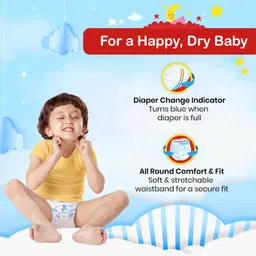 Niine Baby Diaper Pants, Extra Large(XL) Size (12-17 Kg) | 56 Count, Pack of 1| With Diaper Change Indicator| Faster Absorption |Up to 10 Hours Protection| Anti-Rash Diapers image 3