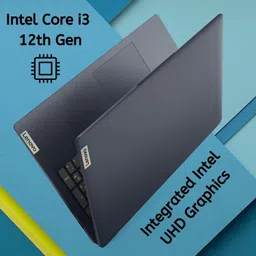 Lenovo IdeaPad Slim 3 Intel Core i3 12th Gen 15.6"(39.62cm) FHD Laptop (8GB/512GB SSD/Win 11/Office 2021/2Yr Warranty/Alexa Built in/3 Month Game Pass/Blue/1.63Kg), 82RK007JIN with 12Month No-Cost EMI image 3