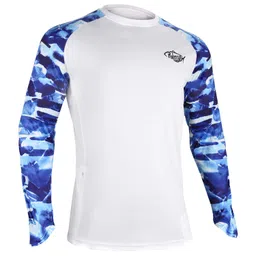 palmyth Fishing Shirt for Men Long Sleeve Sun Protection UV UPF 50+ T-Shirts with Pocket image 2