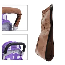 ILSMYSUTRA Protective Cover Handle Dustproof Zipper for Armrest Case Baby Stroller Pram Brown|Strollers & Accessories|Stroller Accessories|Other Stroller Accessories image 5