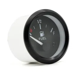 ELBME 2'' 52mm Fuel Level Gauge, Pointer 12V Car Fuel Tank Meter with LED Backlight Rim Automotive Gauges image 4