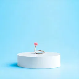 amonroo Silver Nose pin 925 Sterling Silver Body jewelry Boho Funky Jewellery Pierced Nose Clip Minimalist Handmade Gift | With Authenticity Certificate & 925 Stamp image 3