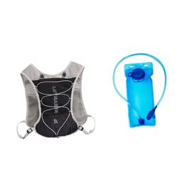 SECRET DESIRE Creations Hydration Backpack with 2L Hydration Bladder Vest Water Backpack for Camping Black image 1
