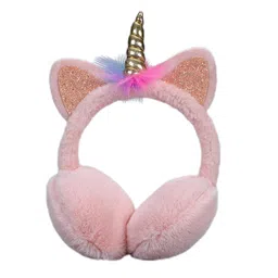 moxic Adult Kid Winter Women Girl Faux Fur Earmuff Ear Warmer Plush Light Pink image 1