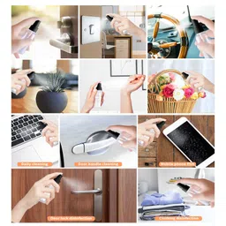 Avance Spray Bottles 100ml Clear Empty Fine Mist Plastic Mini Travel Bottle Set, Small Refillable Liquid Containers (100ml Pack of 12) image 5