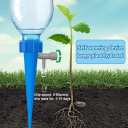 ramoni 24PCS Plant Water Dropper, Automatic Water Dripper for Plants, Drip Irrigation Kit, Plant Self Watering Spikes Devices with Slow-Release Control, Self Watering Device for Plant Home Garden image 5