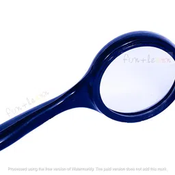 FUN + LEARN 50mm Premium Optical Glass Concave and Convex Mirror, Lens, Prism + Plastic Magnifying Glass for DIY Experiments (White), for Kids image 2