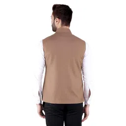 badoliya & sons Nehru Jacket for Men's (Brown_Shade-03_Tan) image 5