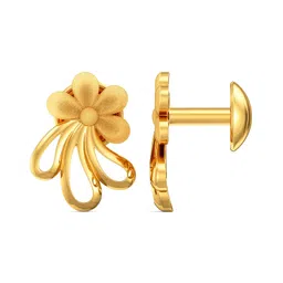 joyalukkas Women's & Girl's Impress Collection 22K Yellow Gold Stud Earrings image 3