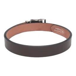 sunshopping Men’s Formal Genuine Leather Auto-lock Adjustable Belt (JAFA-42-BL) image 4