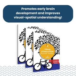 The Curious Bees - Visual Stimulation New Born Anti-Glare Cards | 24 Objects for Visual Colour Stimulation, Cognitive & Sensory Development of 6-12 Month Old Kids image 4