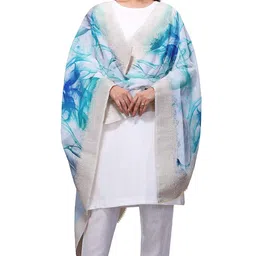 sameeha Women's Printed Silk Cotton Dupatta image 4