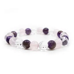 young & forever Gift Natural Reiki Feng-Shui Healing Crystal Gem Stone Crystal Bracelet for Men and Women image 1
