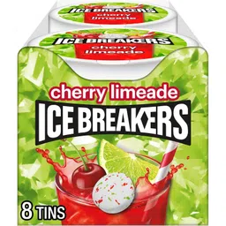 decadent foods Ice Breaker Cherry Limeade Sugar-Free Mints with Flavor Crystals, 42g (From USA) New Flavour image 3