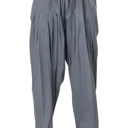 nobhob Woman's Plain Cotton Salwar Free Size || Plain Patiala || SEMI Patiala Pants || Solid Cotton image 1