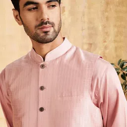 amazon brand - symbol Men Lightweight Nehru Jacket image 4