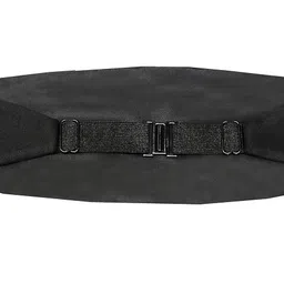 leonardi Men’s tuxedo cummerbund pack of 1 micro Superior finishing Color – red, maroon, black, navy & silver. Size – adjustable & standard image 3