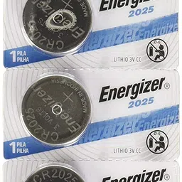 Energizer CR2025 3V Lithium Batteries - Pack of 5, Long-Lasting Power, Key Fobs, Watches, Calculators, and Electronics image 1