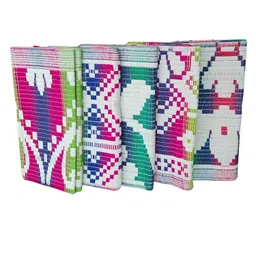 generic Chatai Mats for Home Outdoors Picnic Multipurpose Rectangular Shape Plastic Mat for Sitting On Floor for Pooja Room Kids Room, Multi Colour (6×7 feet) image 4