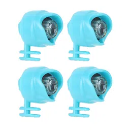ubersweet Ubersweet® Shoes Light, Shoes Headlamp Rust Resistant ABS Long Lasting 4Pcs Waterproof for Hiking (Blue) image 1