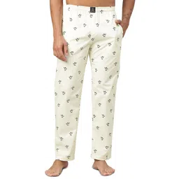 urban scottish 100% Cotton Men's Lounge Pant with Stylish Print and Convenient Side Pockets image 1