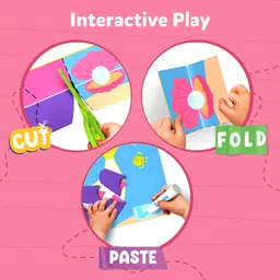 Skillmatics Scissor Skills Activity Book - Snip, Snip Unicorns & Princesses, Art & Craft Kit for Kids, 2 Child-Safe Scissors, 25 Fun Activities, Gifts for Girls & Boys Ages 3, 4, 5, 6, 7 image 5