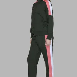 plush push the fashion Womens Winter Wear Hooded Track Suits| Cord Set for Girls| Hoody Tracksuit For Gymwear| Winter Season Nightsuits (NW-111) image 4