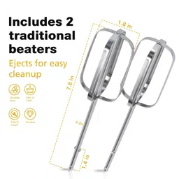 yianteng Hand Mixer Attachments - Compatible Beaters for Hamilton Beach 62682RZ, 62692, 62695V, 64699 Mixers - Replacement Parts for Hamilton Beach Hand Mixers image 2