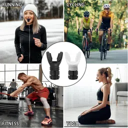 VARENYYA Breathing Trainer, Exercise Trainer with Resistance Adjustable, Easy to Clean and Use, Improve Strength and Endurance, Lung Capacity Exercise Device, Respiratory Muscle Trainer, Sports Breathing Fitness Equipment for Men and Women image 5