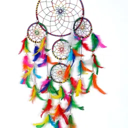 anemone mart Wall Hangings, Crafts, Home Décor, Balcony, Garden, Feather Dream Catcher image 4
