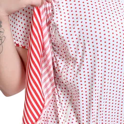 fabme Synthetic Women Pajamas Top image 4