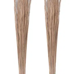ROTZ Floor Cleaning Natural Coconut Grass Broom Sticks (Set of 2) image 1