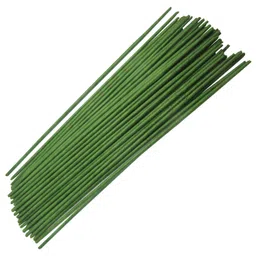 OM KRAFT Imported Green Floral Wire 18 Gauge, 12 inch long Pack of 100 Wires for Sugar Craft, Cake Decorations, Floral Arrangements Flower Making and Baking Tools image 1