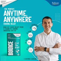 Rubicon BOUNCE Nicotine Mini Lozenge 2 Mg | Mint Flavour, Sugar Free | USFDA Approved | Helps Quit Smoking | 30 Packs of 10 Lozenges image 2